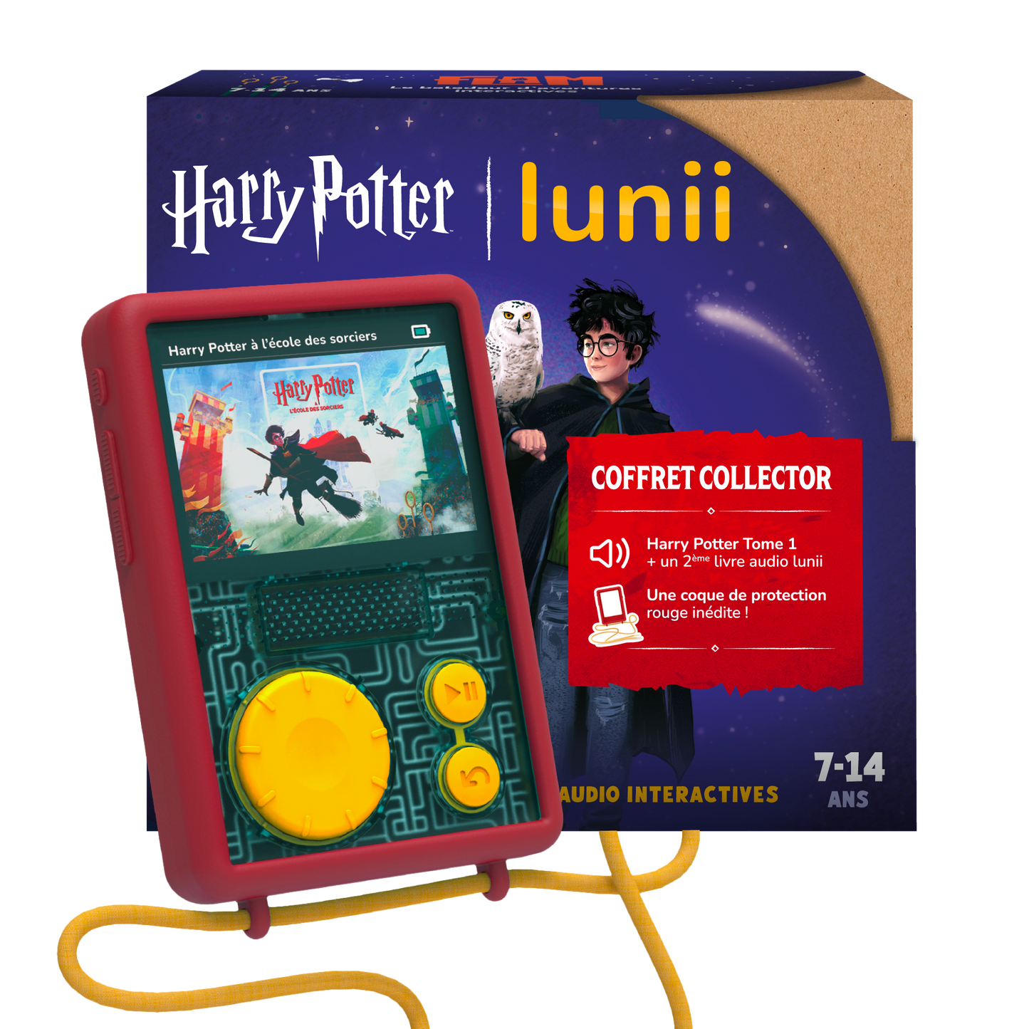 Pack exclusif - FLAM + coque rouge + Harry Potter™ à l’école des sorciers