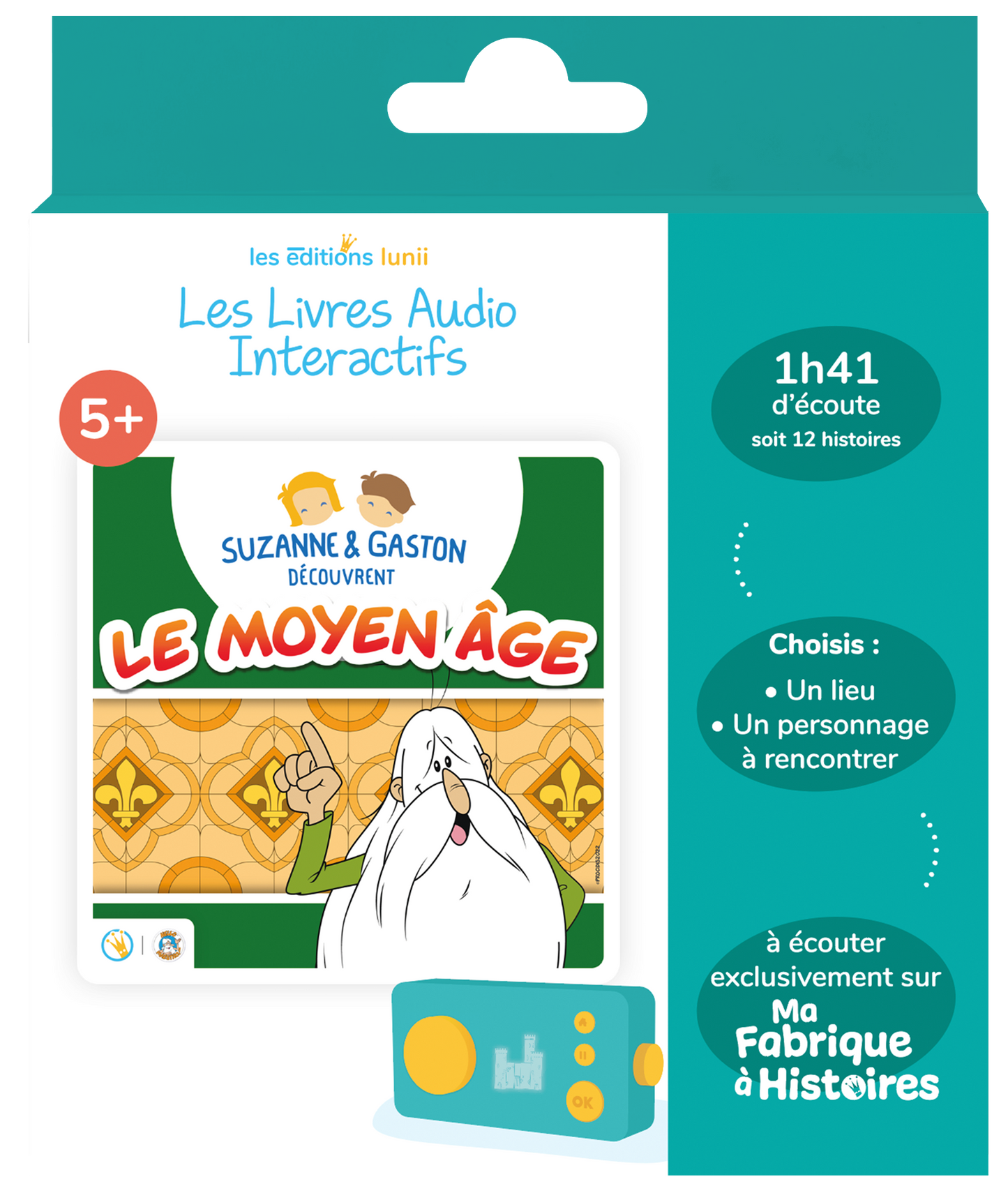 Suzanne & Gaston découvrent le moyen age   - Livre audio Ma Fabrique à Histoires - 3760361141725