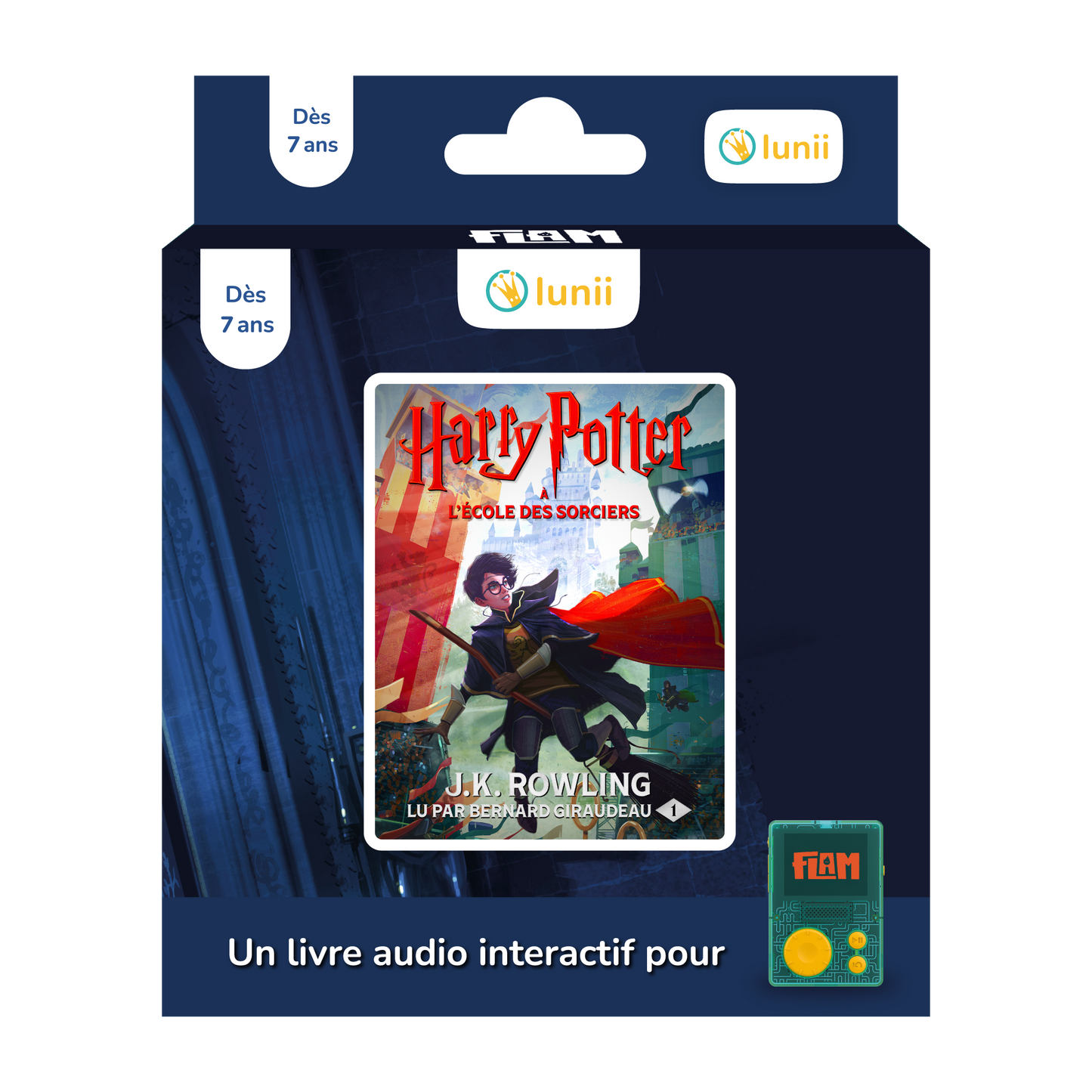 Harry Potter à l'Ecole des Sorciers (8 heures d'écoute) - Livre audio FLAM - 3760361143620